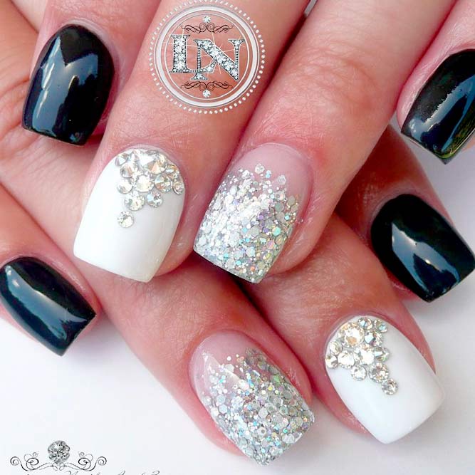 Beautiful Black And White Nail Designs | NailDesignsJournal