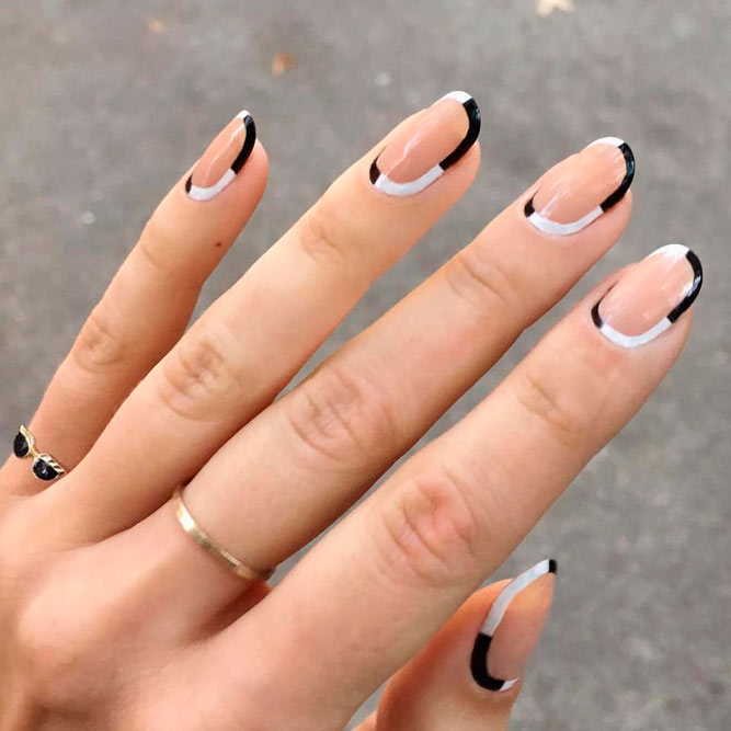 Beautiful Black And White Nail Designs | NailDesignsJournal