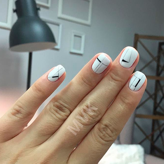 Beautiful Black And White Nail Designs | NailDesignsJournal