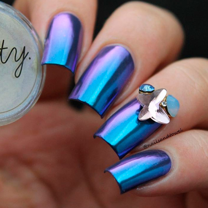 Chrome Ideas for Square Nails picture 3
