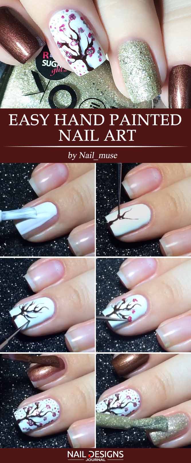 15 Super Easy Nail Designs Diy Tutorials Crazyforus