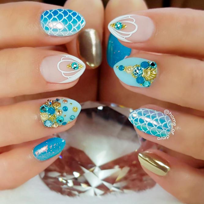 Terrific Mermaid Nails For You To Try | NailDesignsJournal