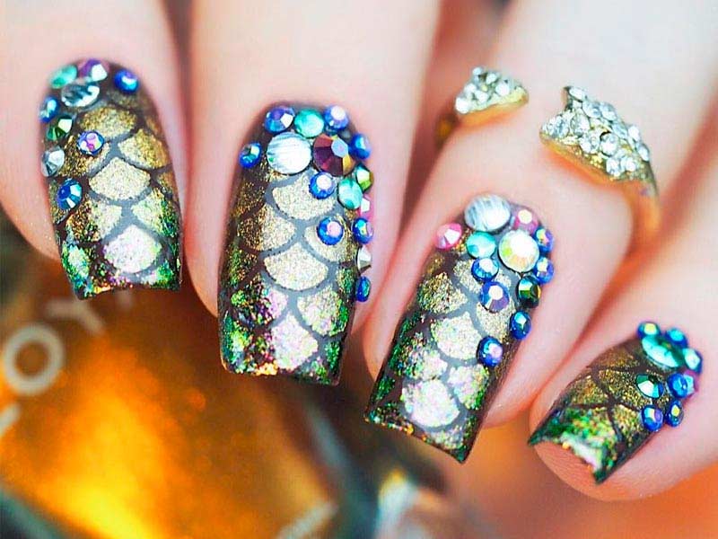 Terrific Mermaid Nails For You To Try | NailDesignsJournal