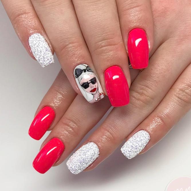 Coral Designs for Eye-catching Nails picture 3
