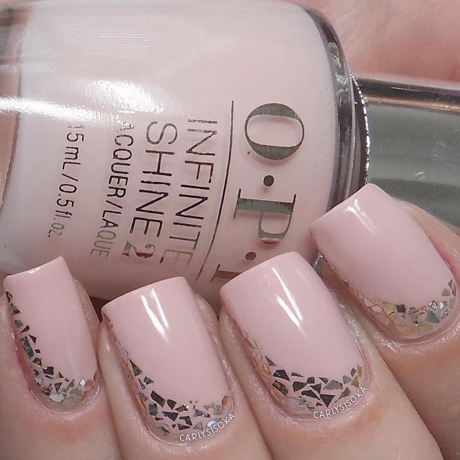 Feminine Nude Pink Nails picture 3