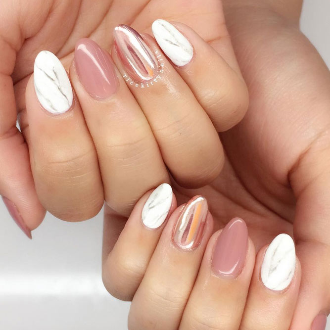 Feminine Nude Pink Nails picture 2