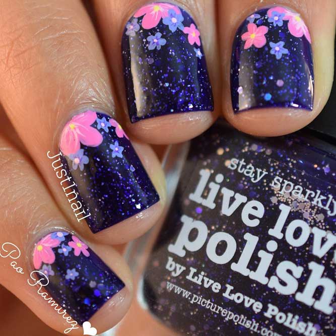 Summer Season Art Designs for Short Nails picture 2