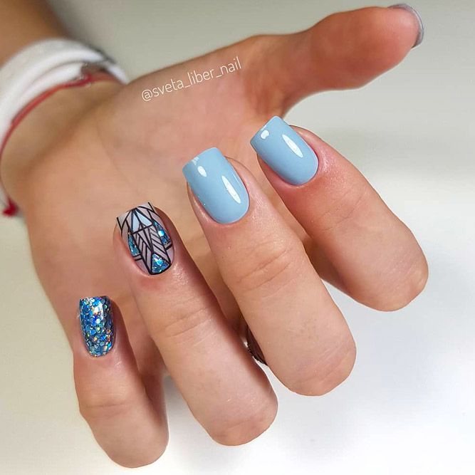 Simple Glitter Accents