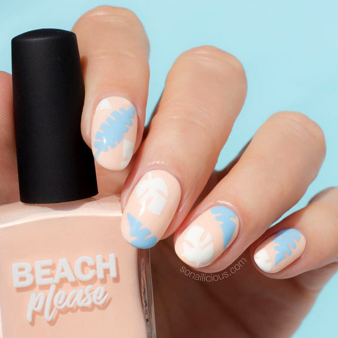 Pastel Tropical Design For Summer Time
