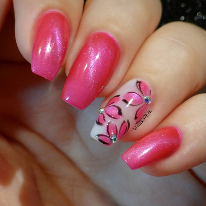 Cute Pink Nails for Elegant Women picture 3