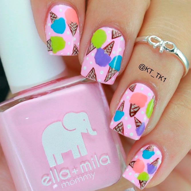Delicious Ice Cream Summer Nails picture 1