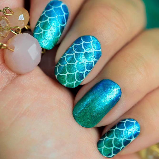 Magic Mermaid Nail Designs For Spring Break picture 2