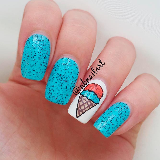Delicious Ice Cream Summer Nails picture
