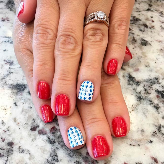 Sweet Stars Accent For 4th Of July