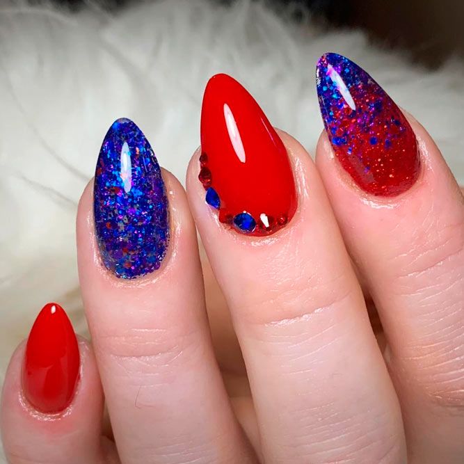 images Nails Design Red And Blue red and blue ombre nails nailstip