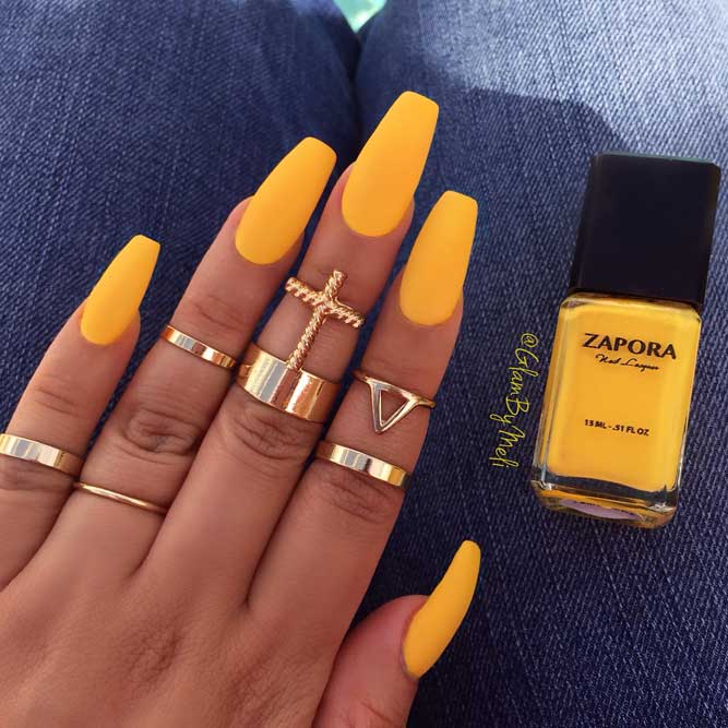 Yellow Nails For The Hottest Summer Naildesignsjournalcom