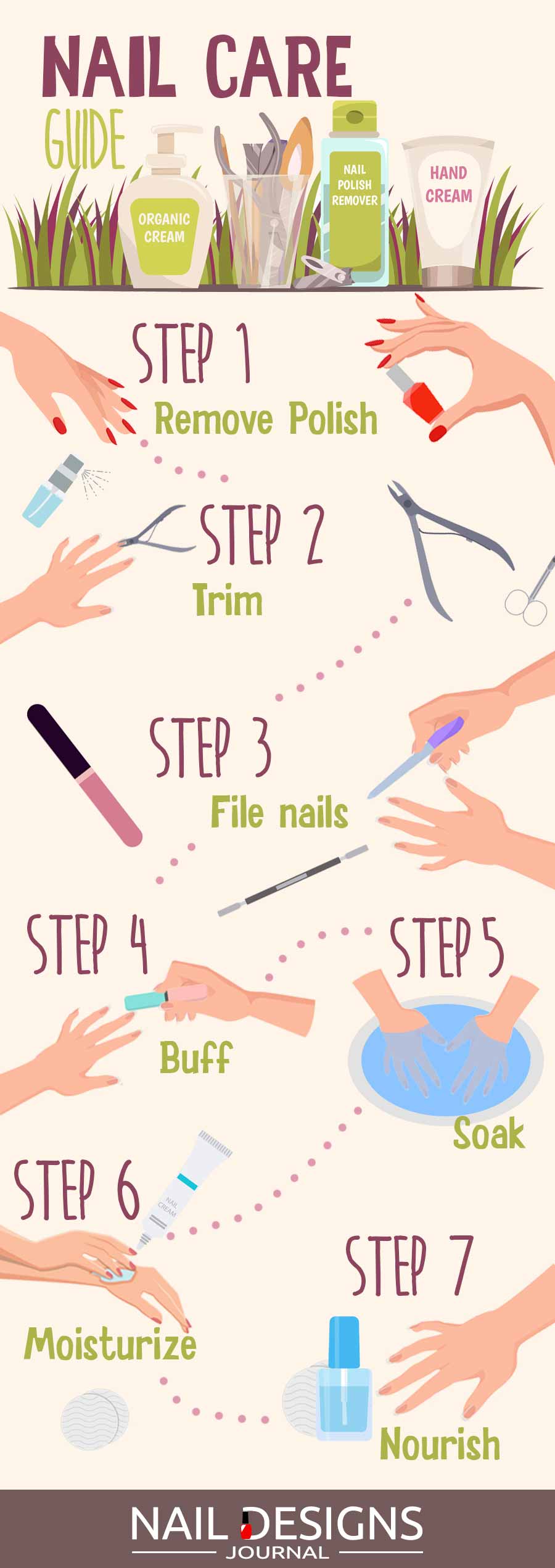 Infographic Perfect Nails Art Ideas to Spruce Up Your Look