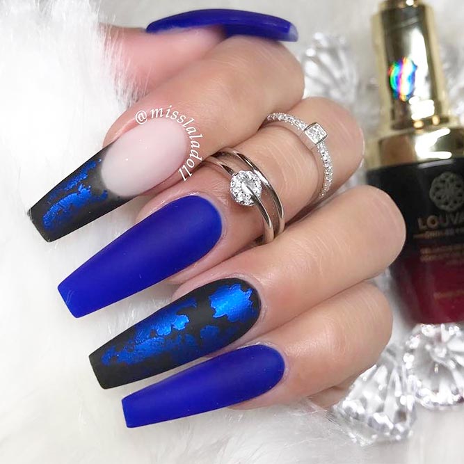 42 Magnetic Hues To Flatter Coffin Nails | NailDesignsJournal.com