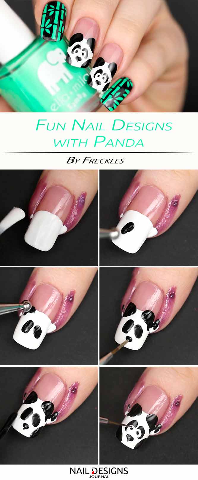 Fun Nail Designs With Panda