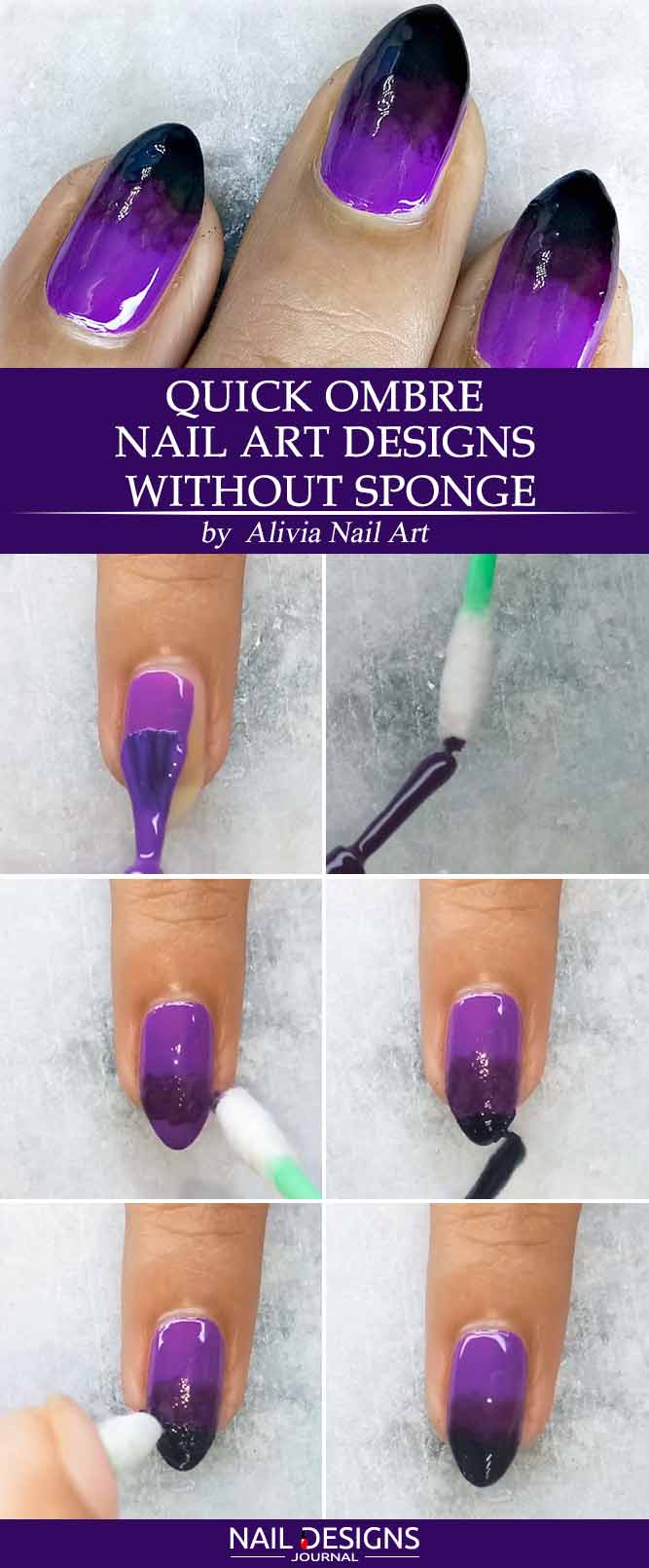 How to Do Ombre Nails Without Sponge picture