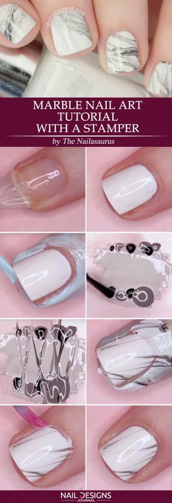 Marble Nails To Every Taste | NailDesignsJournal.com
