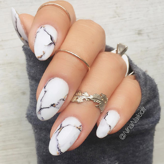 Marble Nails To Every Taste