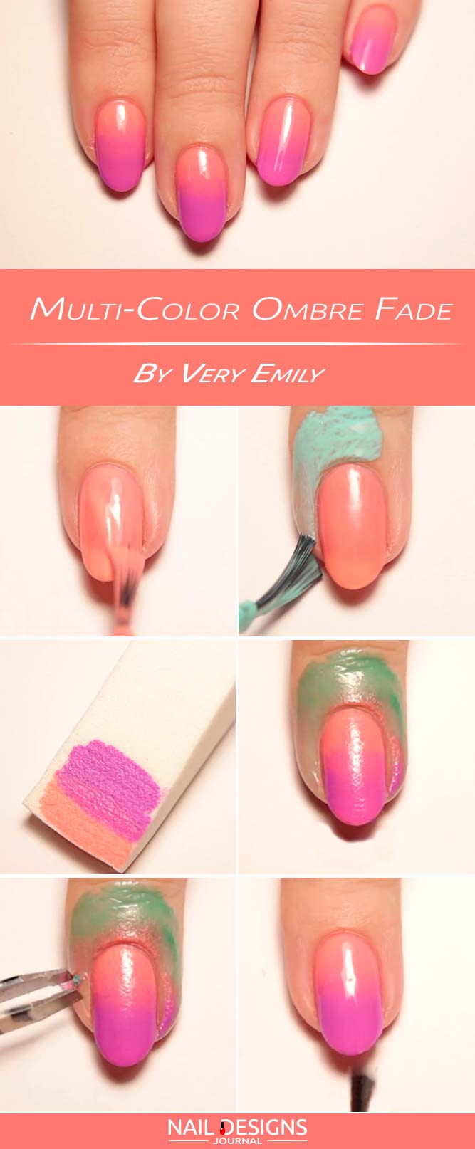 Multi-Color Ombre Fade