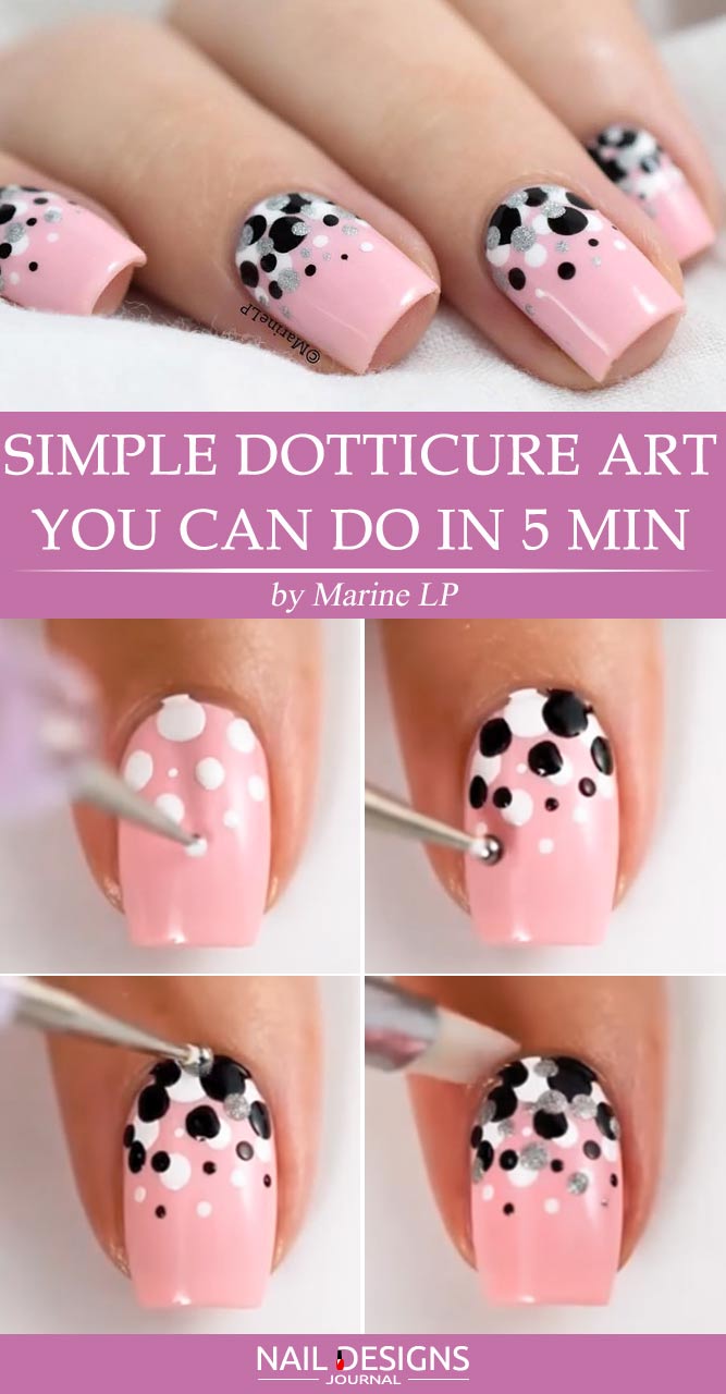 Simple Doticure Art You Can Do In 5 Min