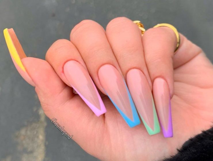 long acrylic nails shapes