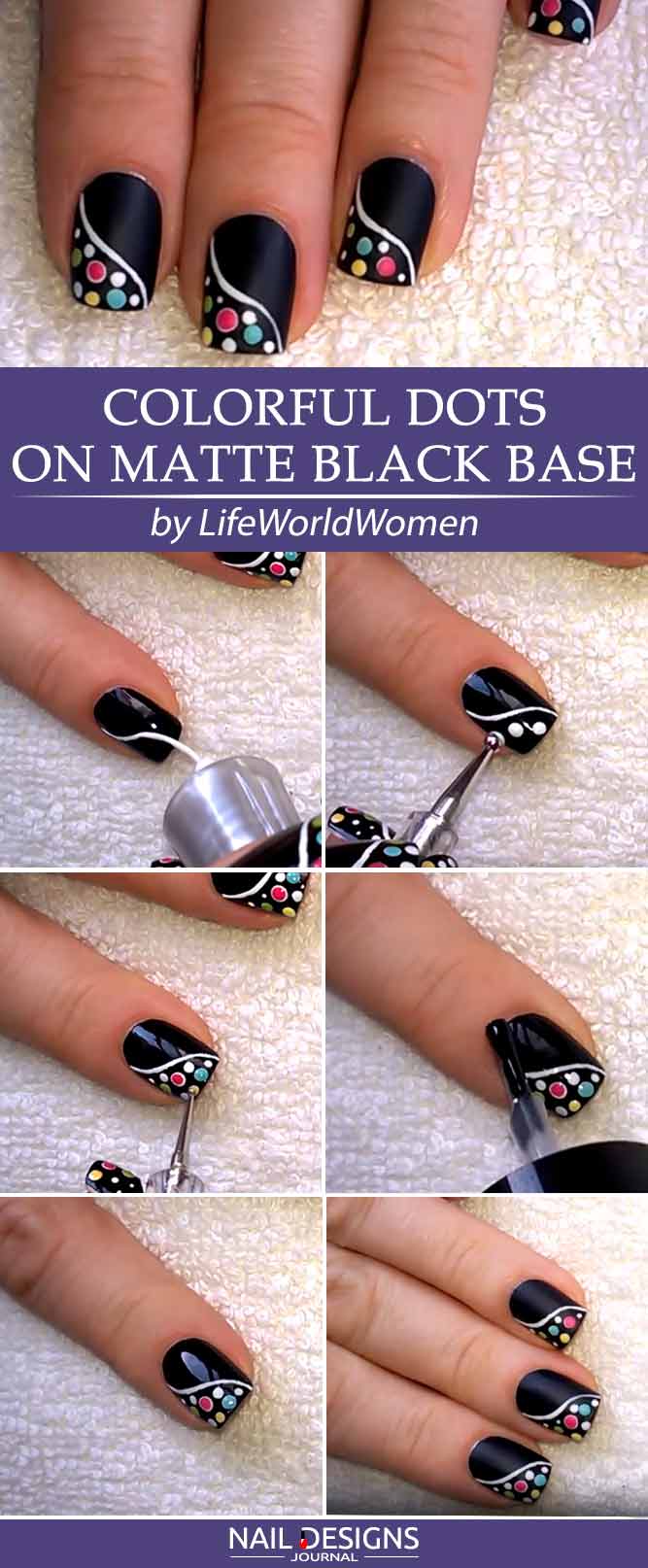 Black nail designs – endless ideas