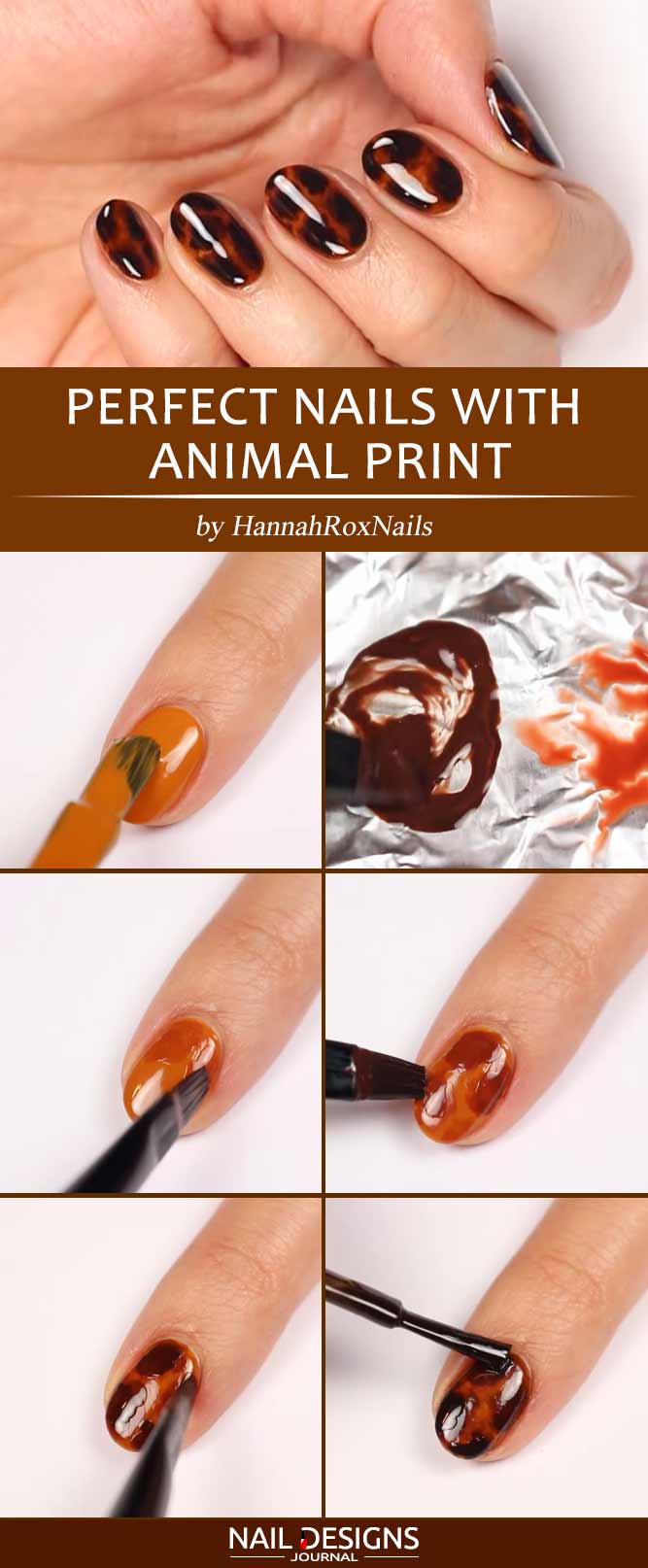 Perfect Nails With Animal Print