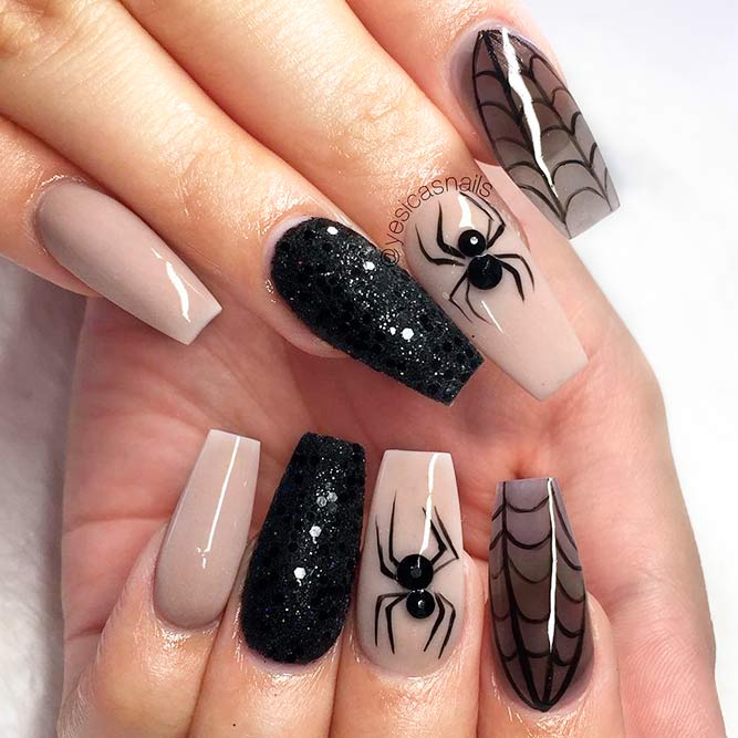 Scary Halloween Nails Designs For Everyone | NailDesignsJournal.com