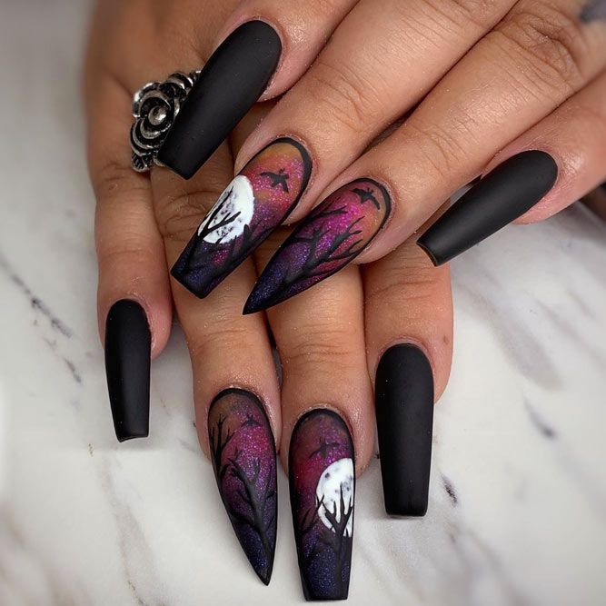 Scary Halloween Nails Designs For Everyone | NailDesignsJournal.com