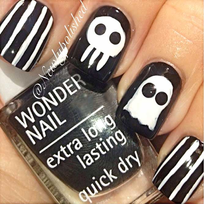 23 Scary Halloween Nails Designs | NailDesignsJournal.com