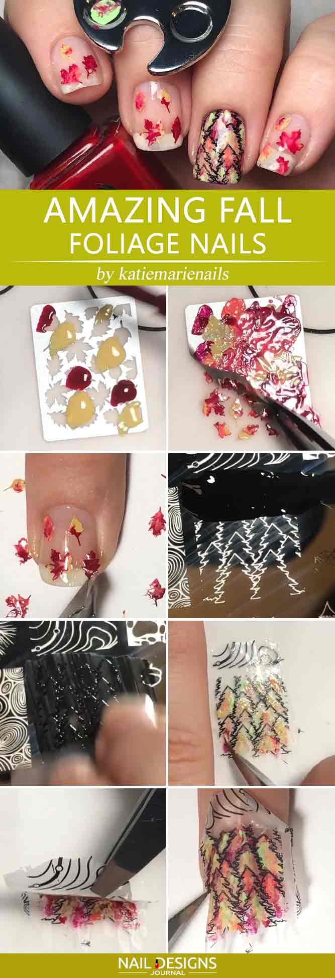 Amazing Fall Foliage Nails