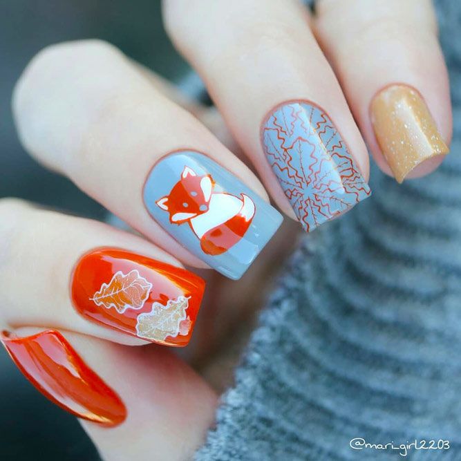Foxy Art With Fall Colors