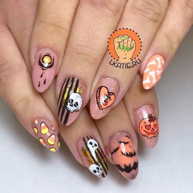 Creative Nails Idea for Halloween