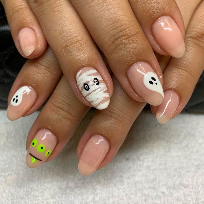 Simple Nude Nail Designs