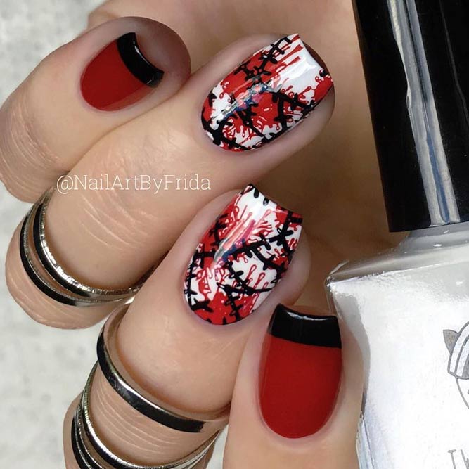 Classic Black and Red Designs for Halloween Fun picture 3
