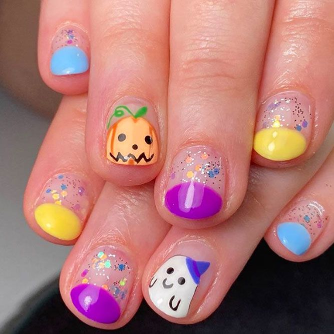 Simple Colorful Nail Designs