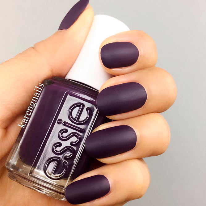 Plum Nail Art For Chic Girls picture 3