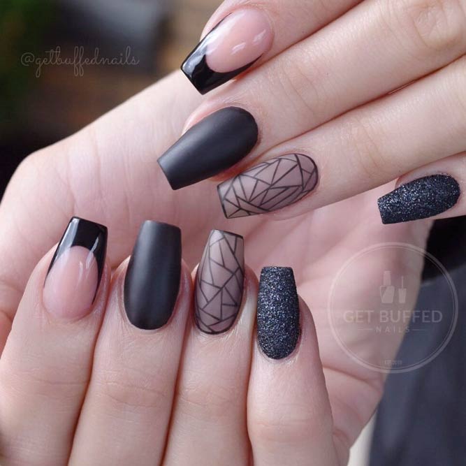 40+ Trendy Short Coffin Nails Design Ideas