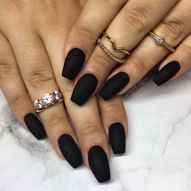 20+ Unique Ideas For Short Coffin Nails | NailDesignsJournal.com