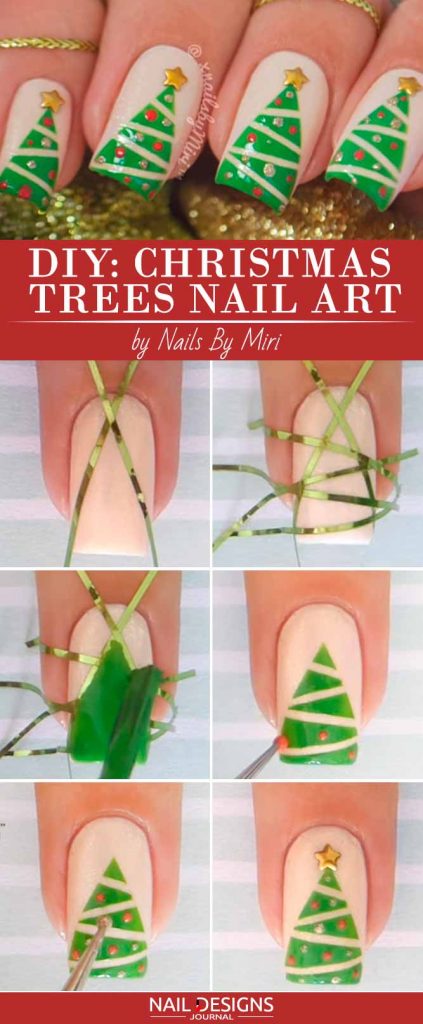 30 Christmas Nail Art Tutorials To Master | NailDesignsJournal.com