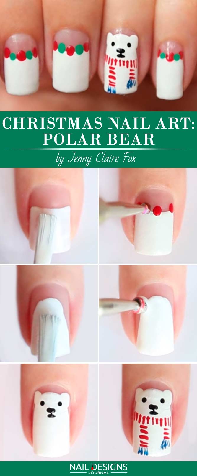 30 Christmas Nail Art Tutorials To Master | NailDesignsJournal.com