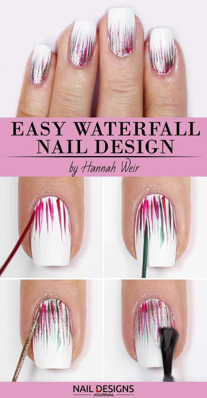 Easy DIY: Waterfall Nail Design