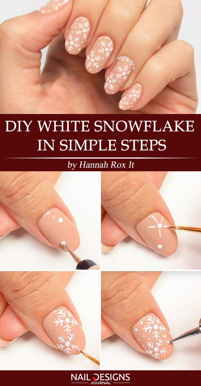 DIY White Snowflake In Simple Steps