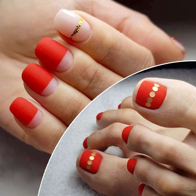 Toe Designs With Shiny Accents picture 3