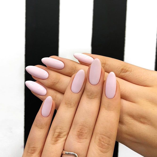 Universal And Simple Gentle Pink Nails