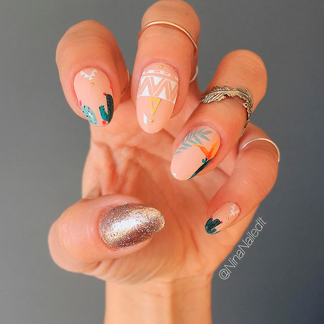 Tribal Nail Art Designs picture 2